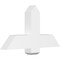 Ekena Millwork Eugene Architectural Grade PVC Gable Bracket, 36"W x 19 1/2"H x 4"D x 6"F, 13/12 Pitch GBP036X20X0406EUG00 - alternate 1